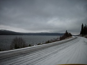 Blå Vegen - eine alte Handelsstraße und Ost-West-Verbindung von Umeå nach Mo i Rana in Norwegen